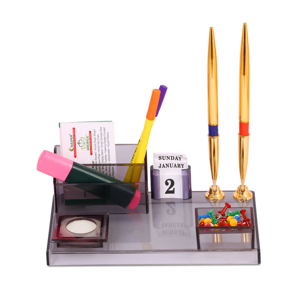 Rasper Acrylic Pen Stand For Office Study Table Stylish Multipurpose D –  SHIVAM ACRYLIC PRODUCTS