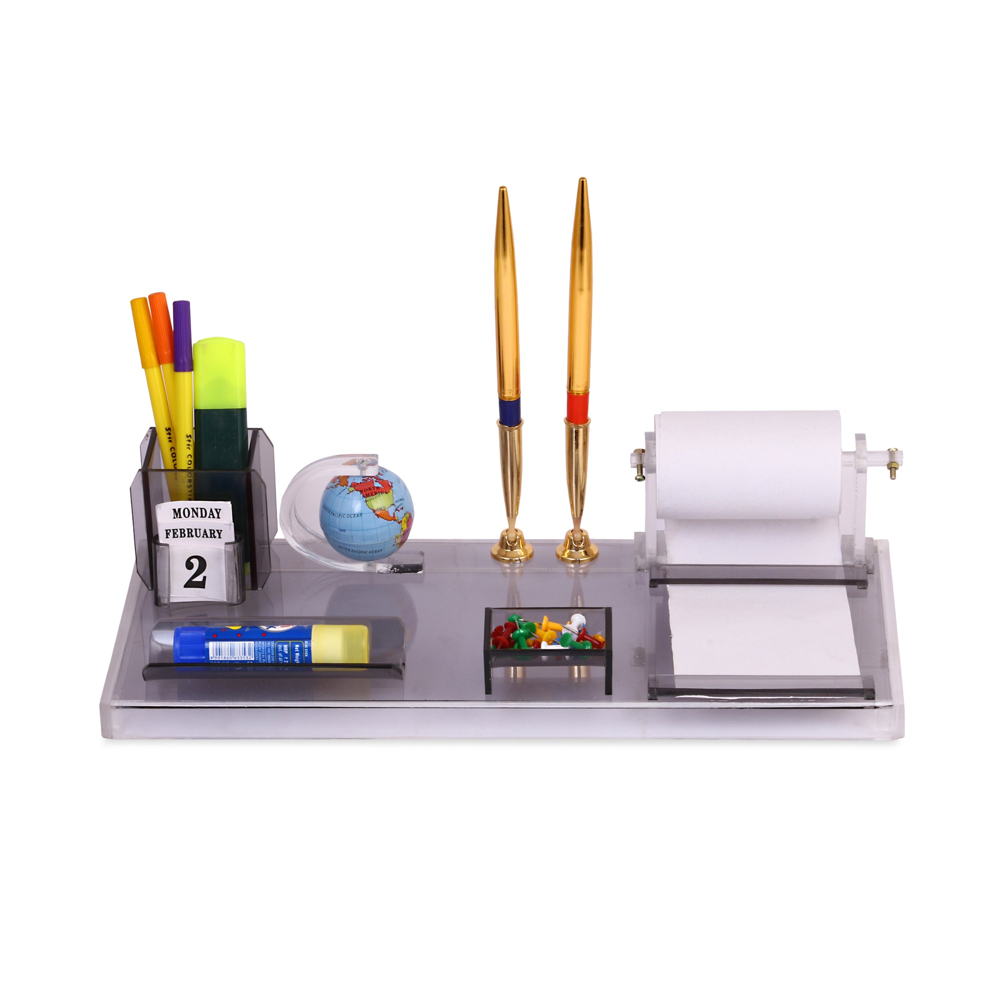 Rasper Acrylic Pen Stand For Office Study Table Stylish